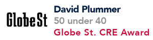 david plummer 5o under 40, globe st. CRE award