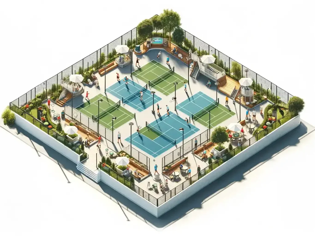pickleball court