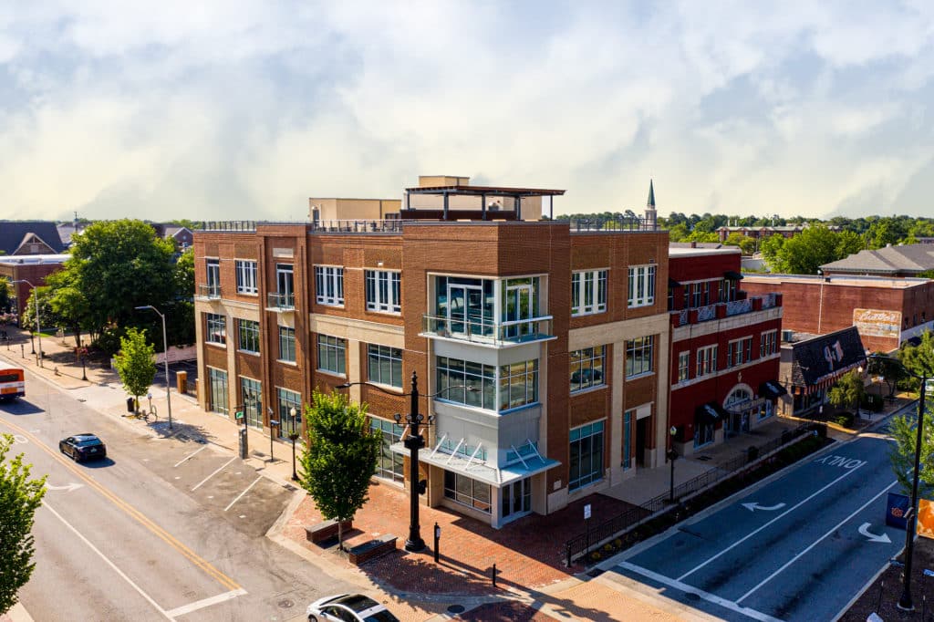 The Thomas Building at Toomer's Corner is Retail Specialists most recent project